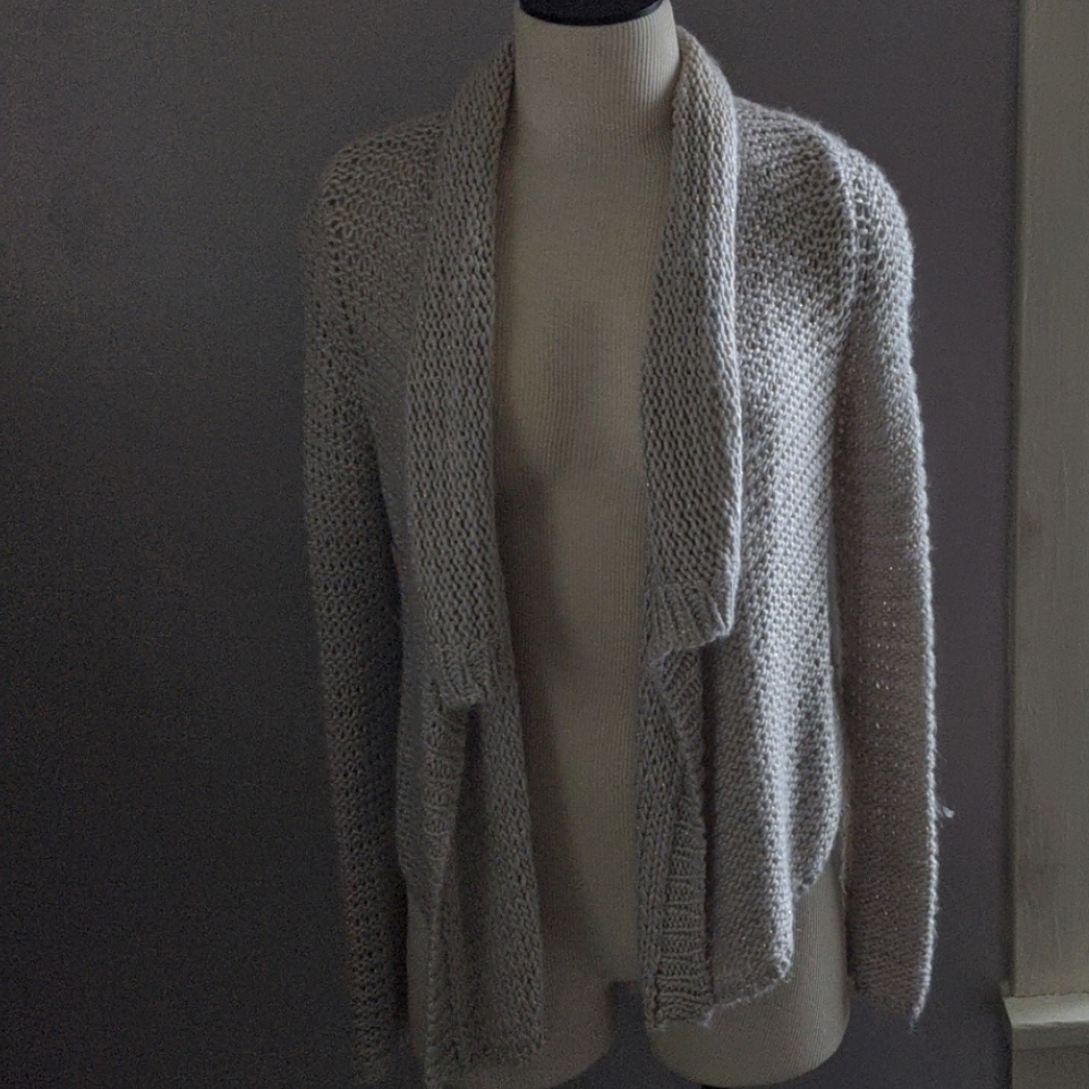 Open front sweater